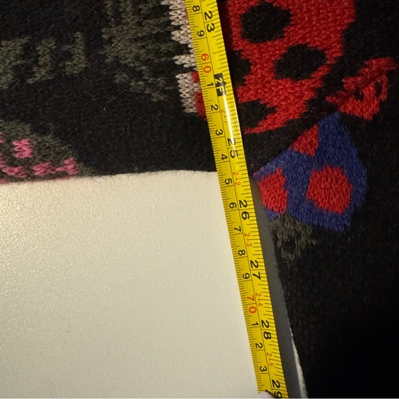 FARM Rio Colorblock Fruit & Mushroom Cardigan – M – Statement Boho Sweater - Picture 9 of 11